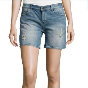 Michael Kors distressed denim shorts - size 4